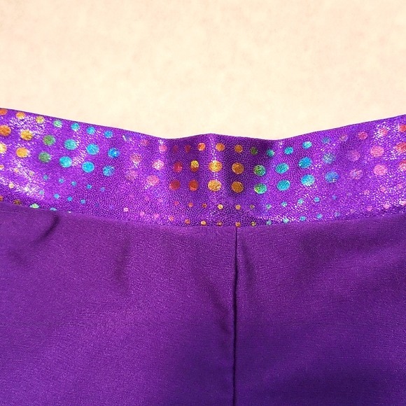 Athletic dance/gymnastics purple shorts - Picture 4 of 4
